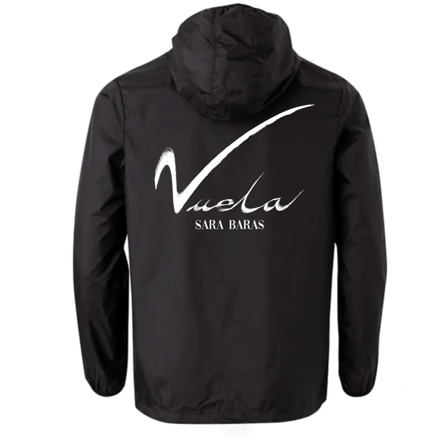 Cortavientos Negro "Vuela"