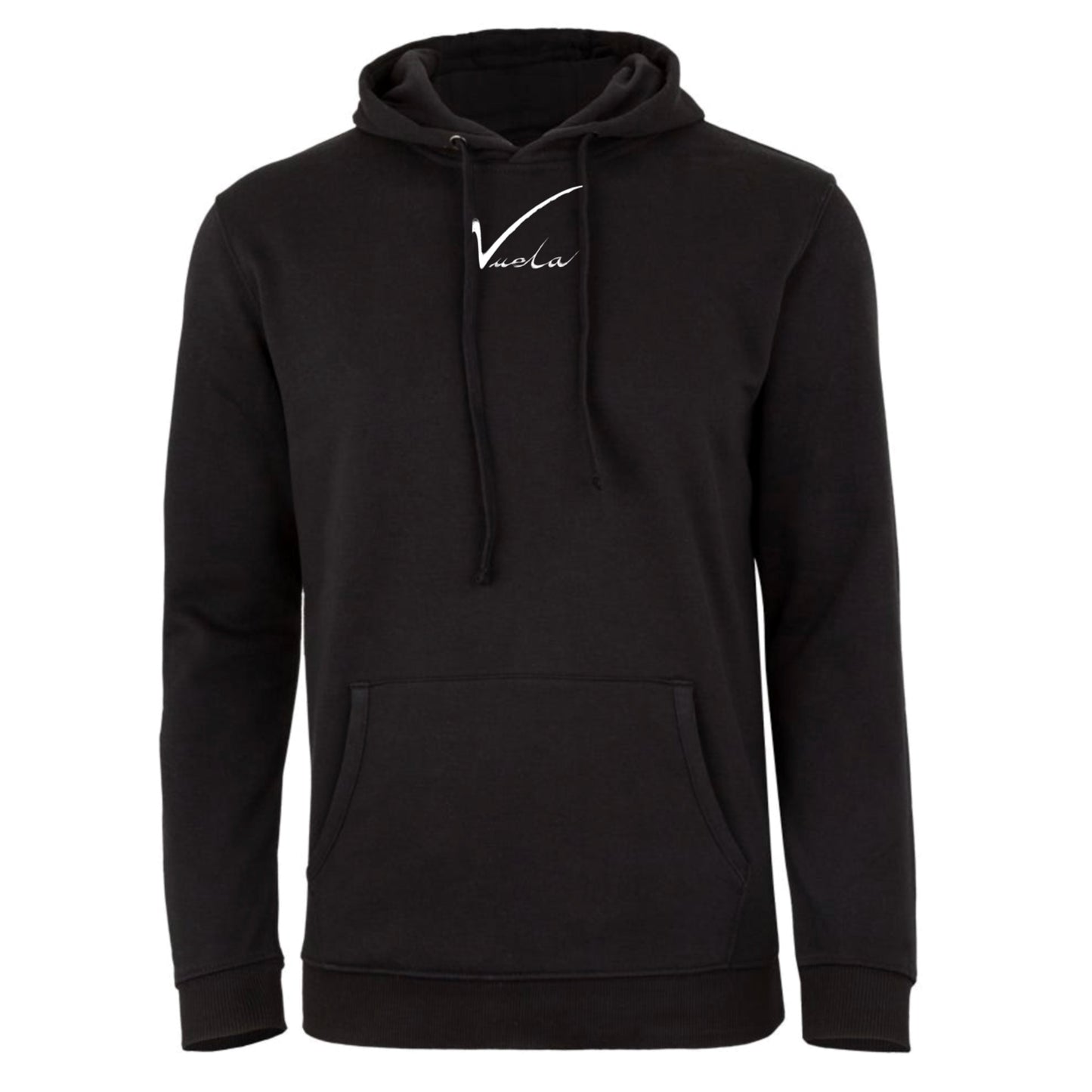 Sudadera Negra Capucha "Vuela"