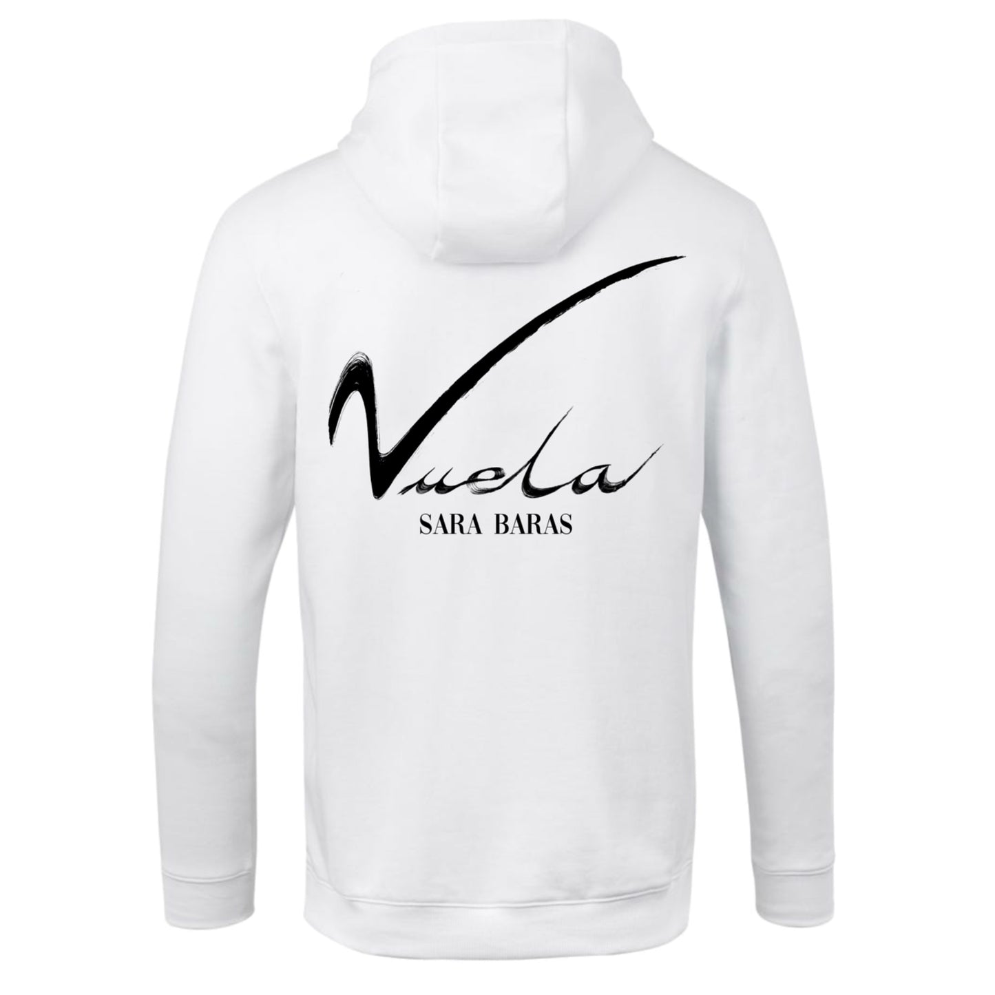 Sudadera Blanca Capucha "Vuela"