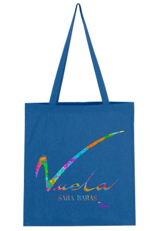 Bolsa azul "Vuela" by Quirós