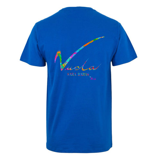 Camiseta azul "Vuela" by Quirós